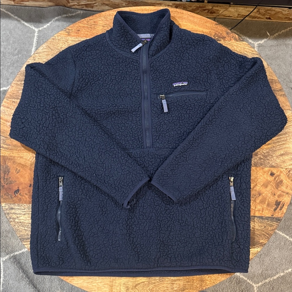 Patagonia Women's Retro Pile Fleece Marsupial Pullover, Size Large